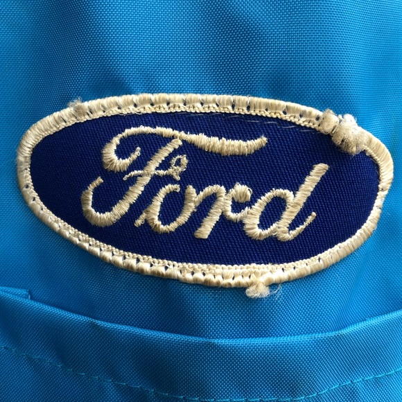 Vintage 70s Ford Mustang Cobra Shelby Snake Racing Jacket Performance Blue XL - Picture 15 of 17